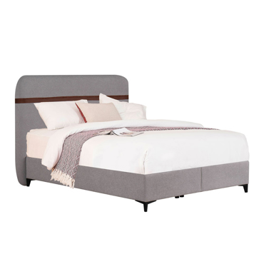 Liberta - Maison LINEA Κρεβάτι με Αποθηκευτικό Χώρο Beige 07-957/Καφέ 27-902 208x167x130cm (για Στρώμα 160x200cm) 09-2015