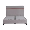Liberta - Maison LINEA Krebati me Apothikeftiko Xoro Beige 07-957/Kafe 27-902 208x167x130cm (ga Stroma 160x200cm) 09-2015