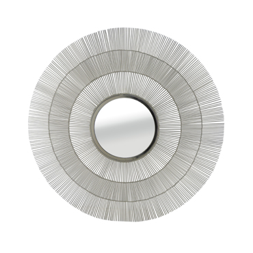 Liberta - Maison ODD Καθρέπτης Τοίχου Ασημί Φ76x4cm 11-0326