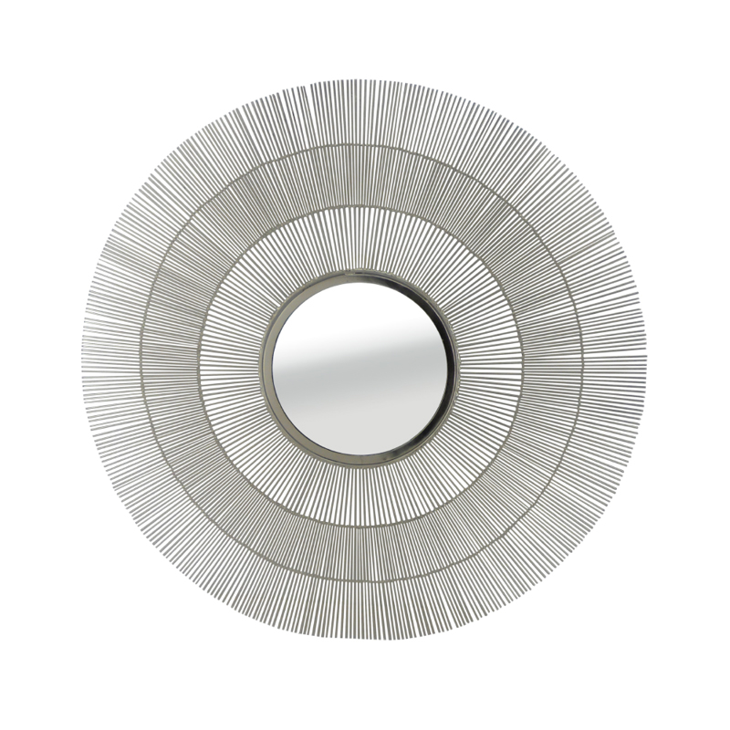 Liberta - Maison ODD Καθρέπτης Τοίχου Ασημί Φ76x4cm 11-