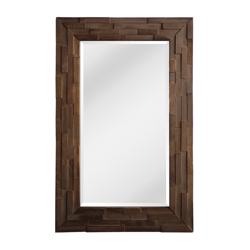 Liberta - Maison WOODY Καθρέπτης Τοίχου Καφέ 70x110cm 1