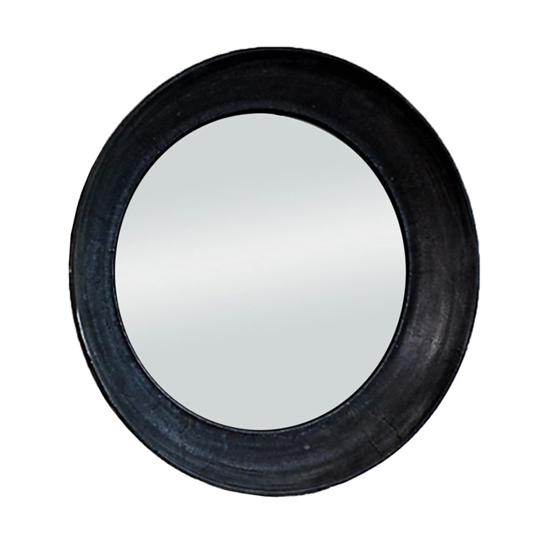 Liberta - Maison - ΣΗΜΑΝΤΙΚΟ: Σε περίπτωση διαφοράς τιμής από το κατάστημα ισχύει παντα και μόνο η τιμή του καταστήματος Liberta - Maison SERVENDO Καθρέπτης Τοίχου Μαύρος Φ61x8