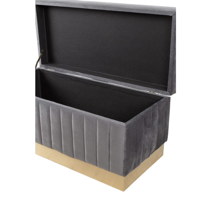 Liberta - Maison ICTUS Σετ των 2 Σκαμπό Μαύρο/Γκρι 90x42x44cm 16-0500 Liberta - Maison ICTUS Set ton 2 Skampo Mavro/Ggri 90x42x44cm 16-0500