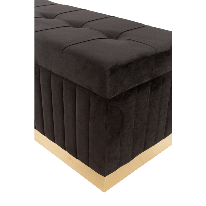 Liberta - Maison ICTUS Σετ των 2 Σκαμπό Μαύρο/Γκρι 90x42x44cm 16-0500 Liberta - Maison ICTUS Set ton 2 Skampo Mavro/Ggri 90x42x44cm 16-0500