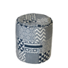 Liberta - Maison ISLAND Pouf Ble/Lefko F40x45cm 16-0507