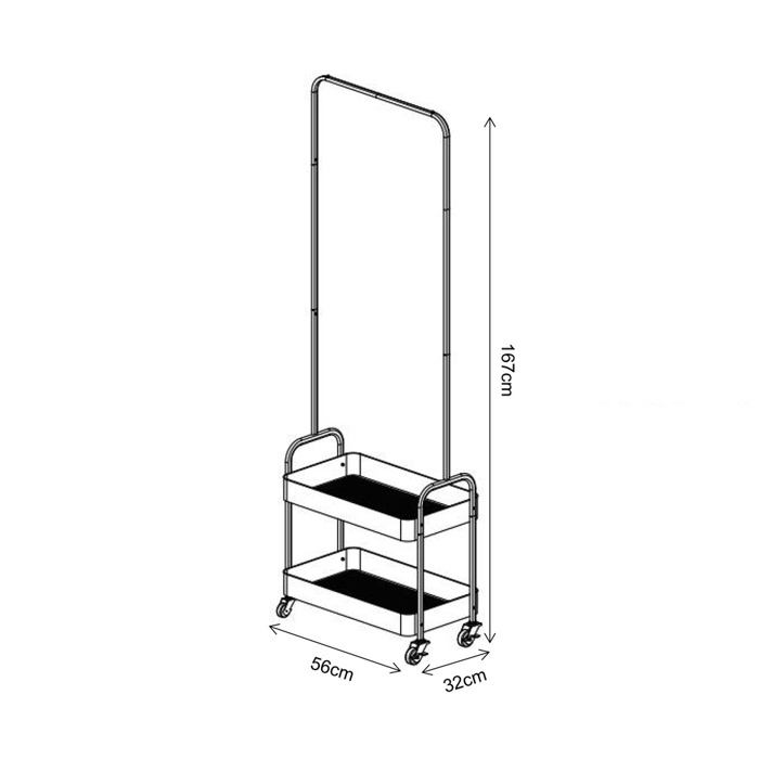 Liberta - Maison ARMARIO Ntoulapa Mavri 56x31x152cm 18-0009