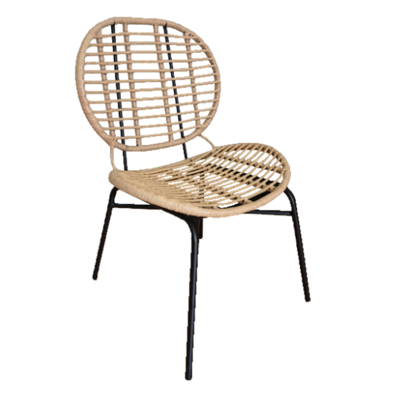 Liberta - Maison - ΣΗΜΑΝΤΙΚΟ: Σε περίπτωση διαφοράς τιμής από το κατάστημα ισχύει παντα και μόνο η τιμή του καταστήματος Liberta - Maison FOREST Καρέκλα Φυσική/Μαύρη 59x63x87cm