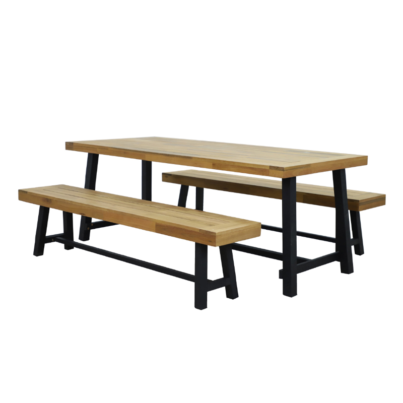 Έπιπλα τραπεζαρίας Agiovlasitishome - ΣΗΜΑΝΤΙΚΟ: Σε περίπτωση διαφοράς τιμής από το κατάστημα ισχύει παντα και μόνο η τιμή του καταστήματος Liberta - Maison PANAMA Τραπέζι Φυσικό 200.5x91.5x76cm