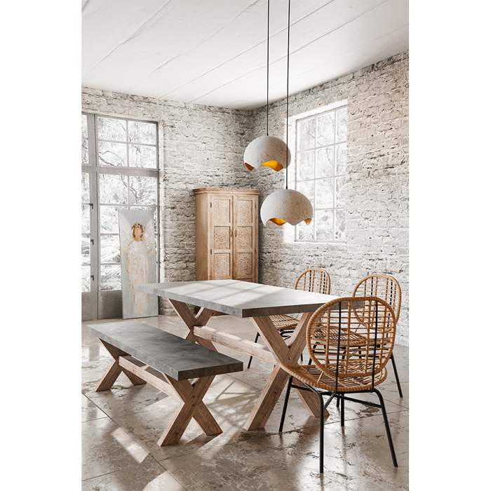 Liberta - Maison CAMIRO Paggaki Cement 180x40x45cm 22-0064