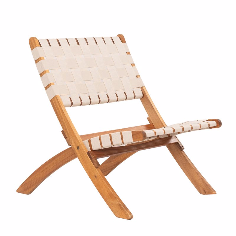 Έπιπλα κήπου agiovlasitishome - ΣΗΜΑΝΤΙΚΟ: Σε περίπτωση διαφοράς τιμής από το κατάστημα ισχύει παντα και μόνο η τιμή του καταστήματος Liberta - Maison HASTAG Καρέκλα Πτυσσόμενη Μπεζ/Φυσική