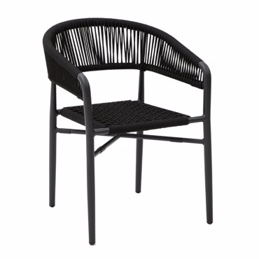Liberta - Maison SCORPION Πολυθρόνα Μαύρη 56x59.5x76cm 22-0191