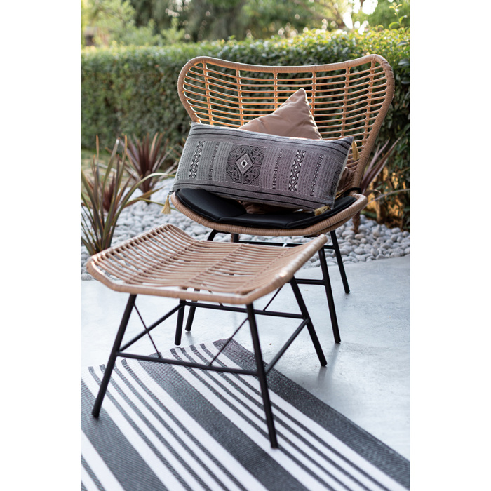 Liberta - Maison BUTTERFLY Poluthrona Fusiki/Mavri 89x78x106.5cm 22-0214