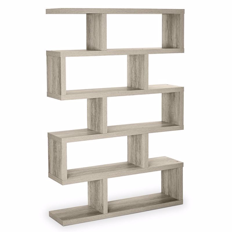 Έπιπλα σαλονιού agiovlasitishome - ΣΗΜΑΝΤΙΚΟ: Σε περίπτωση διαφοράς τιμής από το κατάστημα ισχύει παντα και μόνο η τιμή του καταστήματος Liberta - Maison SYSTEM Βιβλιοθήκη Sonoma 120x29x179cm