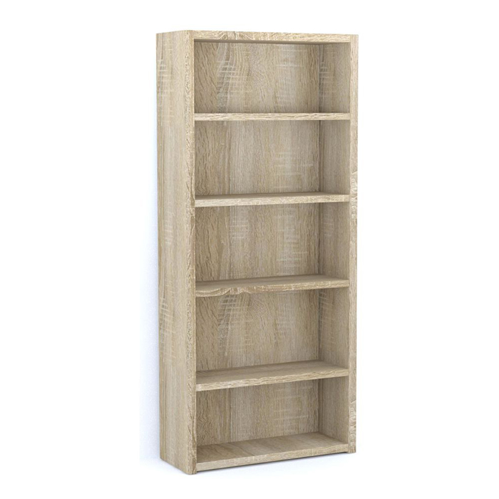 Liberta ERGO Bibliothiki Sonoma me 4 Rafia 79x29x180cm 24-0648