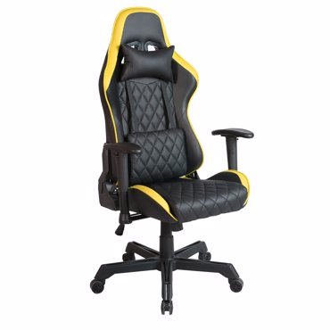 Liberta - Maison RANGER Gaming Καρέκλα Γραφείου Μαύρη/Κίτρινη 52x74x138cm 25-0708