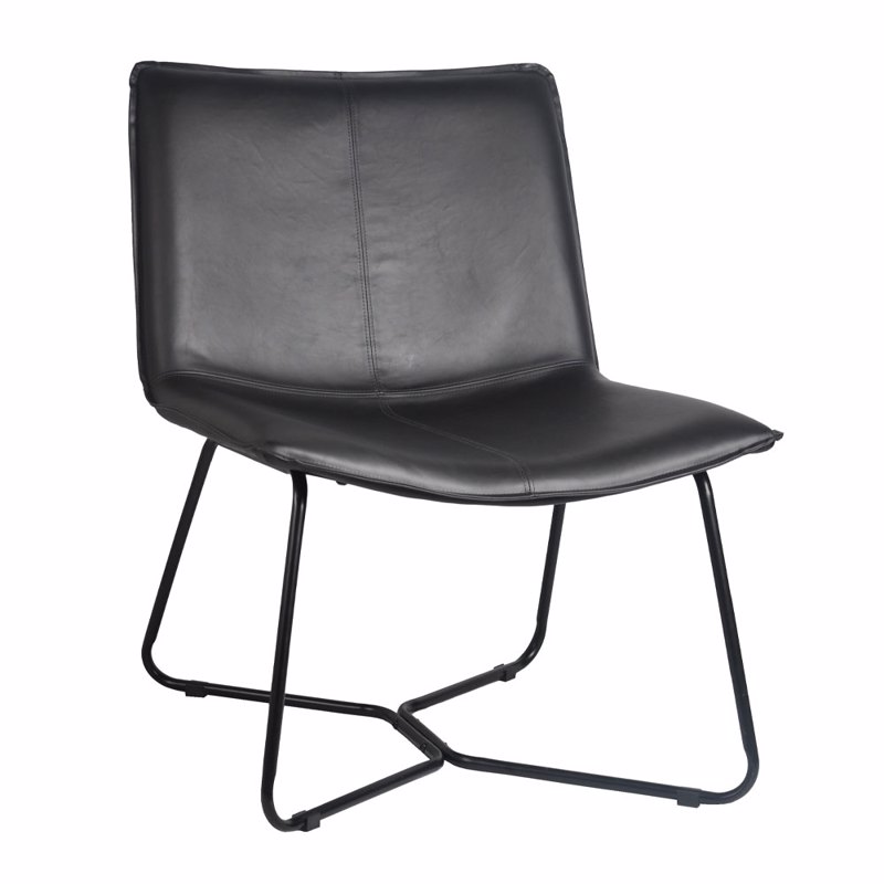 Liberta - Maison ATTENDRE Καρέκλα Επισκέπτη Μαύρη 65x76