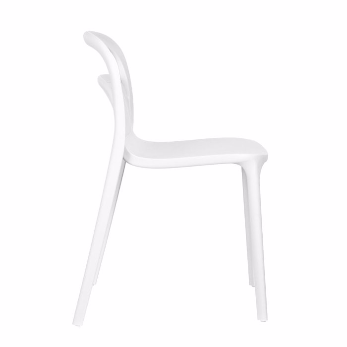 Liberta - Maison SMITH Καρέκλα Λευκή 53x41x80cm 27-0176 Liberta - Maison SMITH Karekla Lefki 53x41x80cm 27-0176