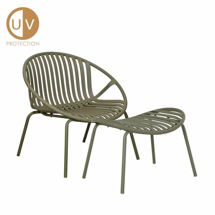 Liberta - Maison NADIN Σετ Πολυθρόνα με Υποπόδιο Λαδί 79.5x70x74cm 27-0210-KXX Liberta - Maison NADIN Set Poluthrona me upopodio Ladi 79.5x70x74cm 27-0210-KXX