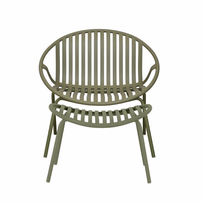 Liberta - Maison NADIN Σετ Πολυθρόνα με Υποπόδιο Λαδί 79.5x70x74cm 27-0210-KXX Liberta - Maison NADIN Set Poluthrona me upopodio Ladi 79.5x70x74cm 27-0210-KXX