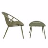 Liberta - Maison NADIN Set Poluthrona me upopodio Ladi 79.5x70x74cm 27-0210-KXX