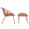 Liberta - Maison NADIN Set ton 2 Poluthrona Terracotta 79.5x70x74cm 27-0211