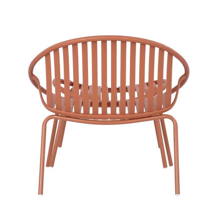 Liberta - Maison NADIN Σετ των 2 Πολυθρόνα Terracotta 79.5x70x74cm 27-0211 Liberta - Maison NADIN Set ton 2 Poluthrona Terracotta 79.5x70x74cm 27-0211