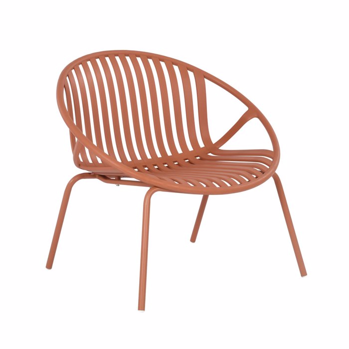 Liberta - Maison NADIN Σετ των 2 Πολυθρόνα Terracotta 79.5x70x74cm 27-0211 Liberta - Maison NADIN Set ton 2 Poluthrona Terracotta 79.5x70x74cm 27-0211