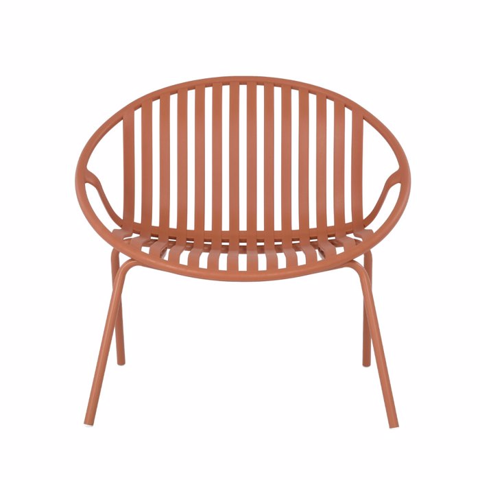 Liberta - Maison NADIN Σετ των 2 Πολυθρόνα Terracotta 79.5x70x74cm 27-0211 Liberta - Maison NADIN Set ton 2 Poluthrona Terracotta 79.5x70x74cm 27-0211