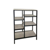 Liberta FILE Bibliothiki Xamili Sonoma/Mavri 70x30x109cm 28-0195