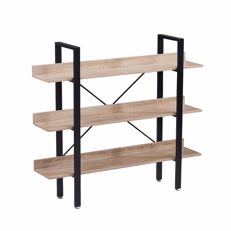 Liberta - Maison - ΣΗΜΑΝΤΙΚΟ: Σε περίπτωση διαφοράς τιμής από το κατάστημα ισχύει παντα και μόνο η τιμή του καταστήματος Liberta - Maison HORIZON Βιβλιοθήκη Sonoma/Μαύρη με 3 Ρ