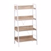 Liberta - Maison ONE STEP UP Bibliothiki Sonoma/Lefki me 4 Rafia 60x35x117cm 28-0221