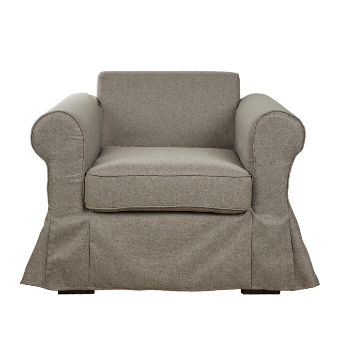 Liberta - Maison ASHLEY Poluthrona me Aposuromeno Kalumma Kafe Anoixto 97x85x95cm 71-0018