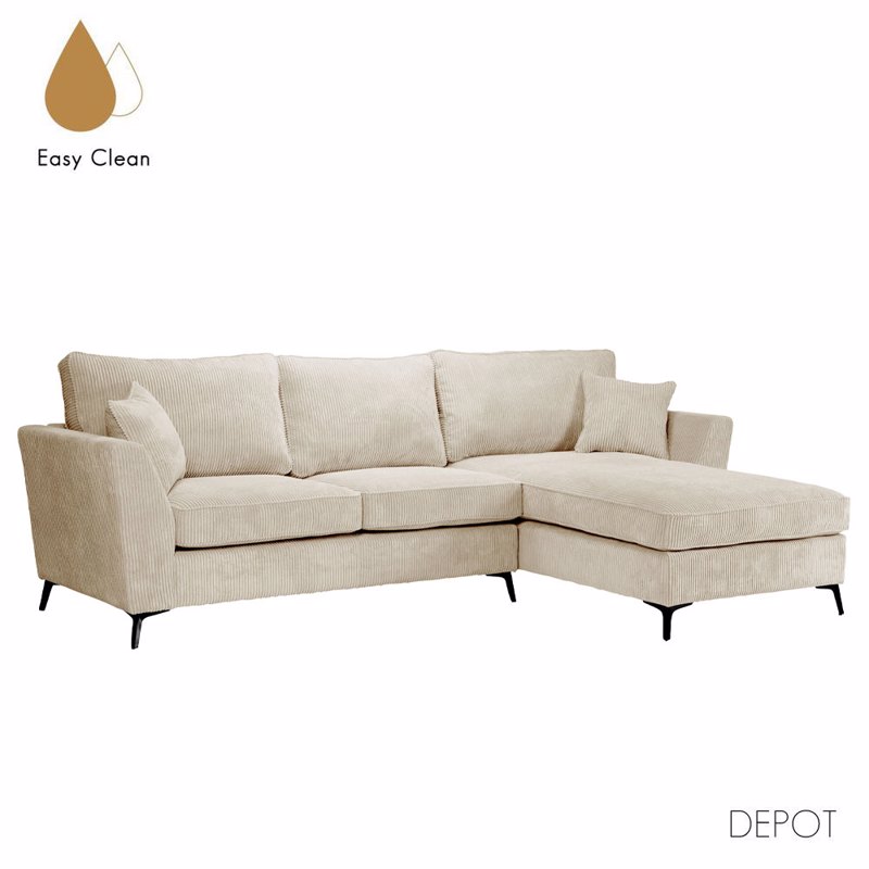 Liberta - Maison BOEL Καναπές Beige Δεξιά Γωνία 280x170