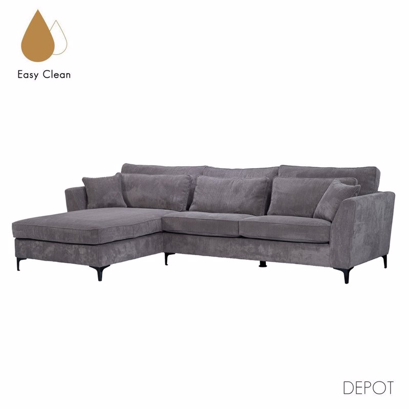 Liberta - Maison FOREVER Καναπές Γκρι Αριστερή Γωνία 31