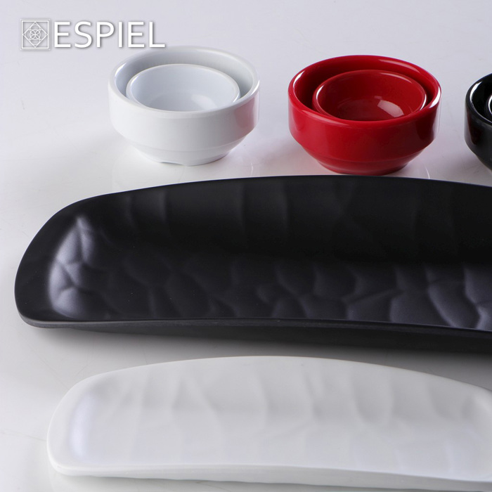 Black Gndola Orth. 26.5X11ek Wavy Matte Melaminis MLB383K72-6 Espiel