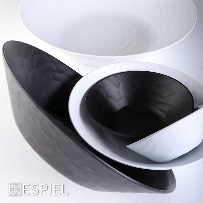 Black Bol Strong. 40ek Wavy Matte Melaminis MLB390K12-1 Espiel