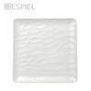 Piato Rixo Tetragno Melaminis Lefko 18X18X1.2cm MLW347K72-6 Espiel