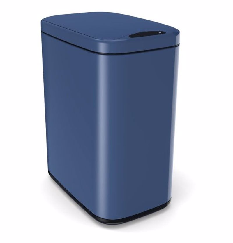 MRShome Αυτόματος Κάδος με Φωτοκύτταρο 8lt Μπλε 18x28x37cm