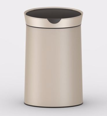 MRShome Αυτόματος Κάδος με Φωτοκύτταρο 10lt Σαμπανί Ø26.5x41.8cm