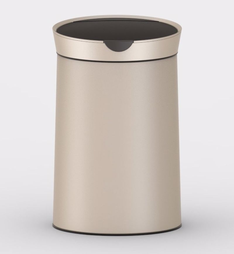 MRShome Αυτόματος Κάδος με Φωτοκύτταρο 10lt Σαμπανί Ø26.5x41.8cm