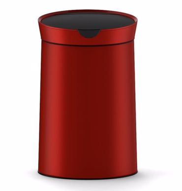 MRShome Αυτόματος Κάδος με Φωτοκύτταρο 10lt Κόκκινο Βουργουνδίας Ø26.5x41.8cm