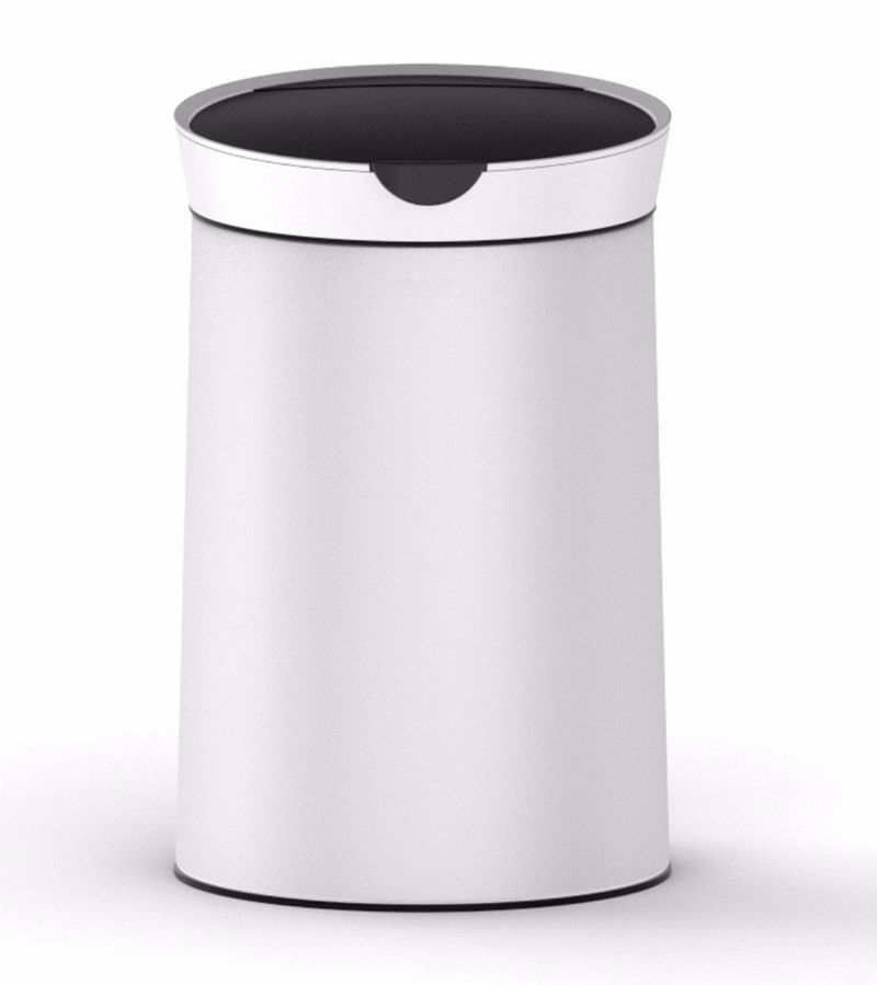 MRShome Αυτόματος Κάδος με Φωτοκύτταρο 10lt Λευκός Ø26.5x41.8cm
