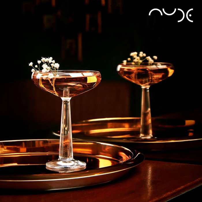 SET 6 TEMAXION POTIRI NUDE BIG TOP COUPE 235CC D:11.2 H:15.1 NU67306-6 ESPIEL