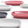 Sunodeftiko Piato Orthognio 'ESSENTIALS' Porselanis Ggri 12x7x2cm OWA111K12 Espiel