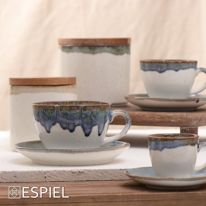 Essentials Blue Flitzani & Piataki Keramiko Kapoutsino Jumbo 350ml 16X8ek OWR103K6 Espiel