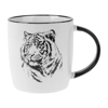 Sitram Koupa Porselanis Aspromavri 330ml Tiger/Bl-Wh SR00527778