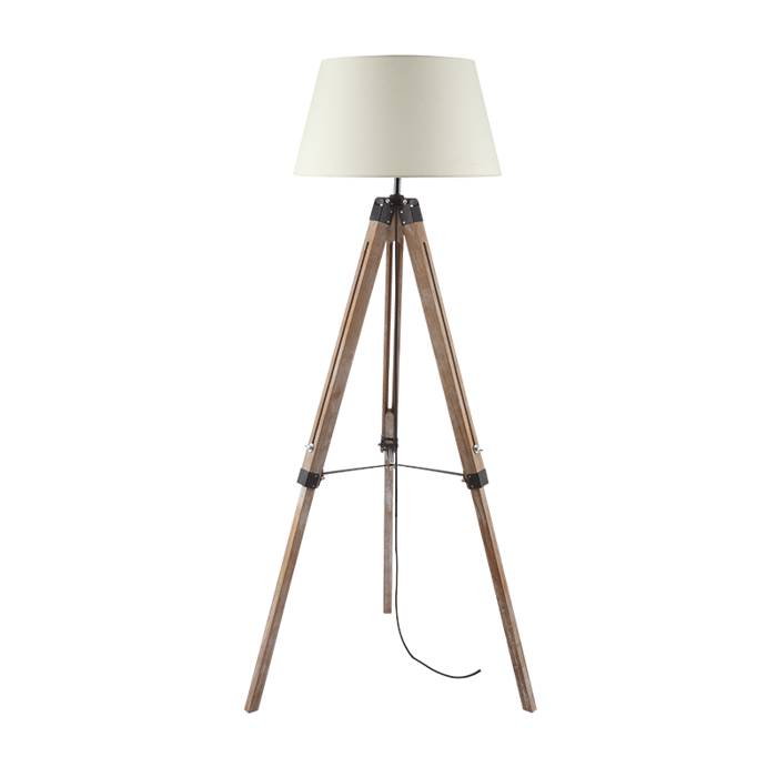 ACA Epidapedio Fotistiko ''MOUSSE'' Monofoto Xulino/ufasmatino/Metalliko Fusiko/Mpez/ Mavro E27 74x143cm TF17701FOBB
