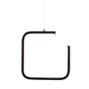 ACA Kremasto Fotistiko Orofis ''EUCLID1'' Mavro Metalliko me LED Thermo Lefko 22x2x129cm V27LEDP22BK