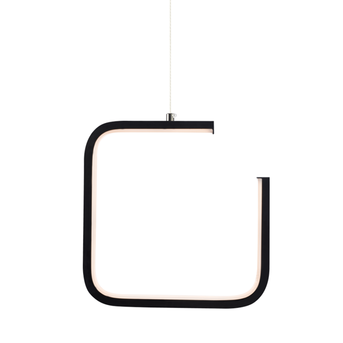 ACA Kremasto Fotistiko Orofis ''EUCLID1'' Mavro Metalliko me LED Thermo Lefko 22x2x129cm V27LEDP22BK
