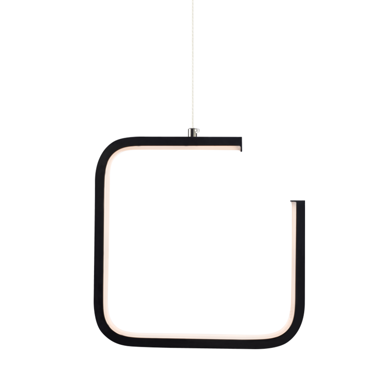 ACA Lighting - ΣΗΜΑΝΤΙΚΟ: Σε περίπτωση διαφοράς τιμής από το κατάστημα ισχύει παντα και μόνο η τιμή του καταστήματος ACA Κρεμαστό Φωτιστικό Οροφής ''EUCLID1'' Μαύρο Μεταλλι